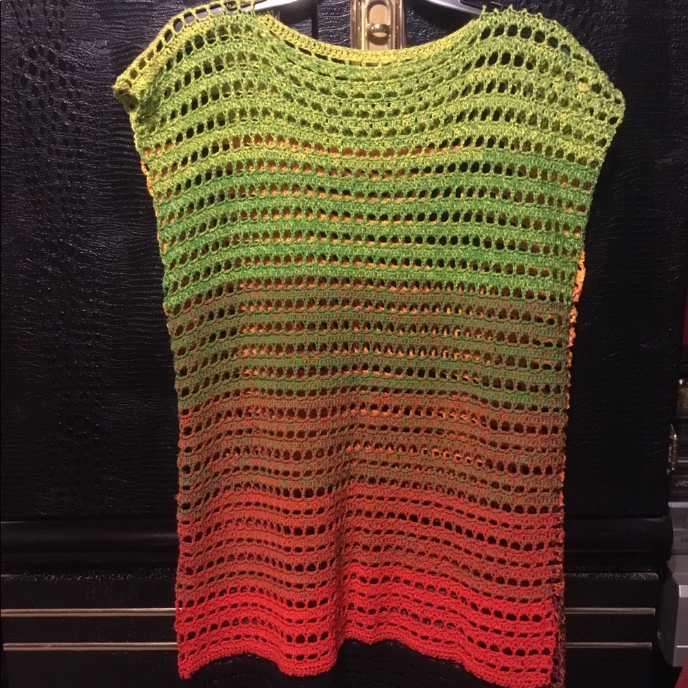 Crocheted tops